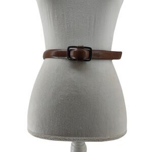 Lauren Ralph Lauren Brown Leather Belt Sz Small Grandmacore